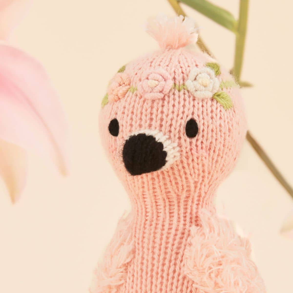 Cuddle + Kind Hand-Knit Doll - Tiny Penelope the Flamingo