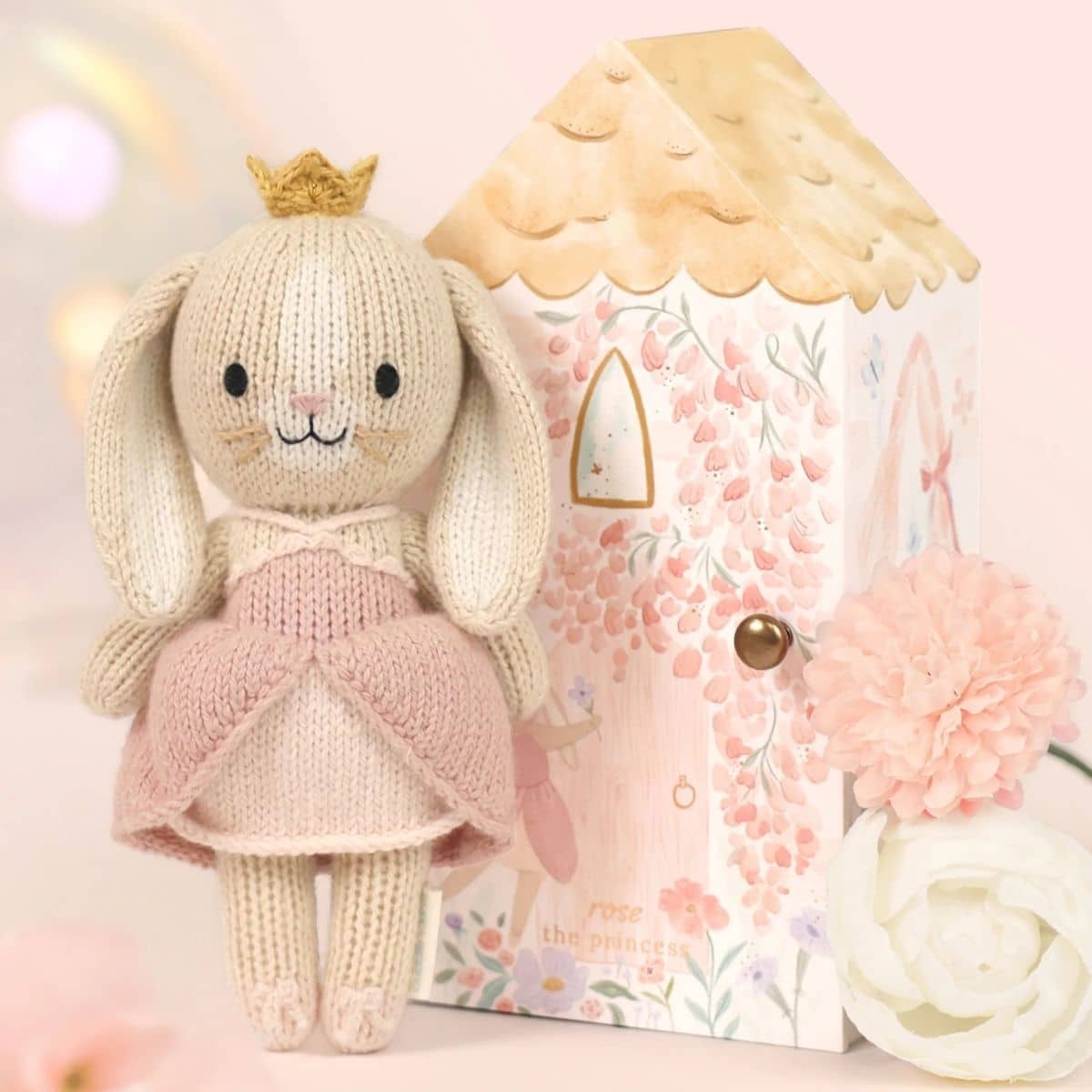 Cuddle + Kind Hand-Knit Doll - Tiny Rose the Princess
