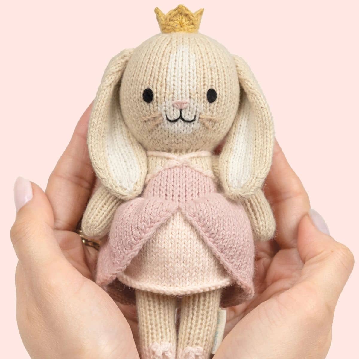 Cuddle + Kind Hand-Knit Doll - Tiny Rose the Princess