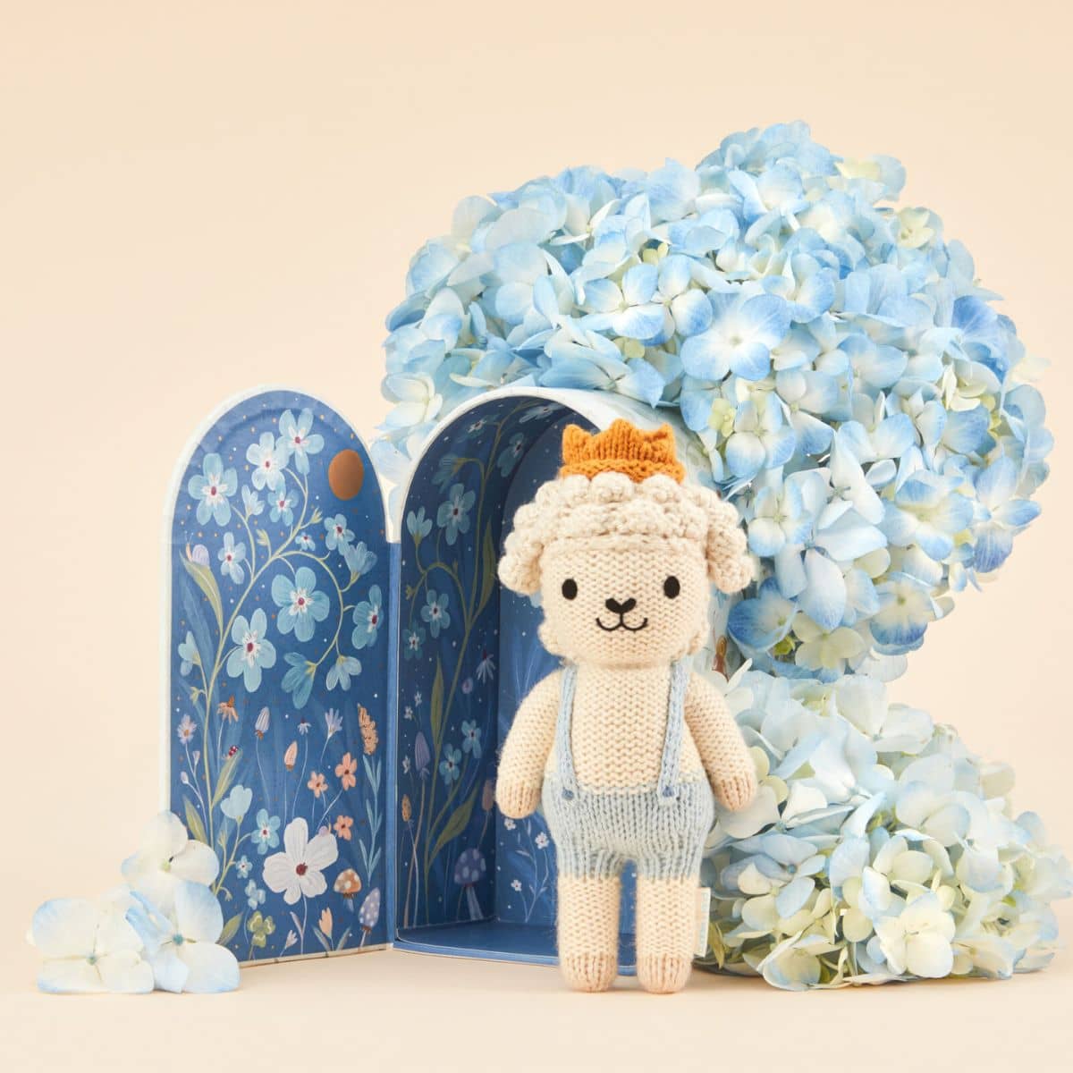 Cuddle + Kind Hand-Knit Doll - Tiny Sebastian the Lamb