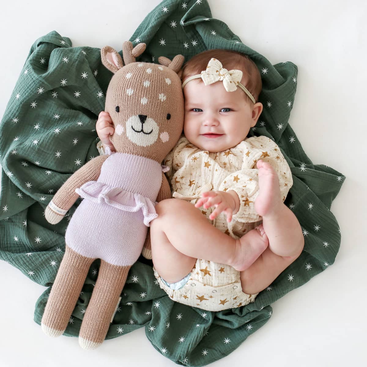 Cuddle + Kind Hand-Knit Doll - Violet the Fawn