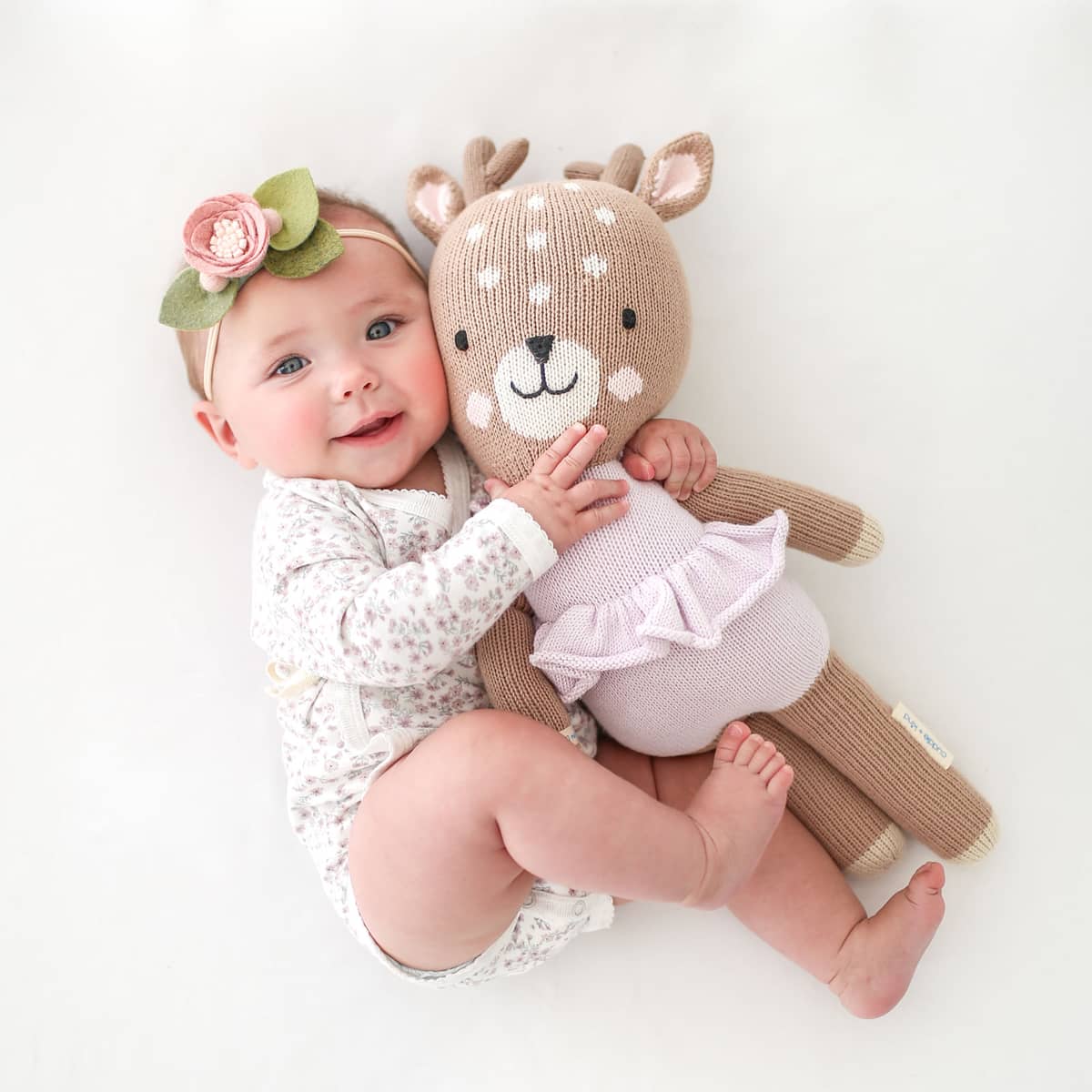 Cuddle + Kind Hand-Knit Doll - Violet the Fawn