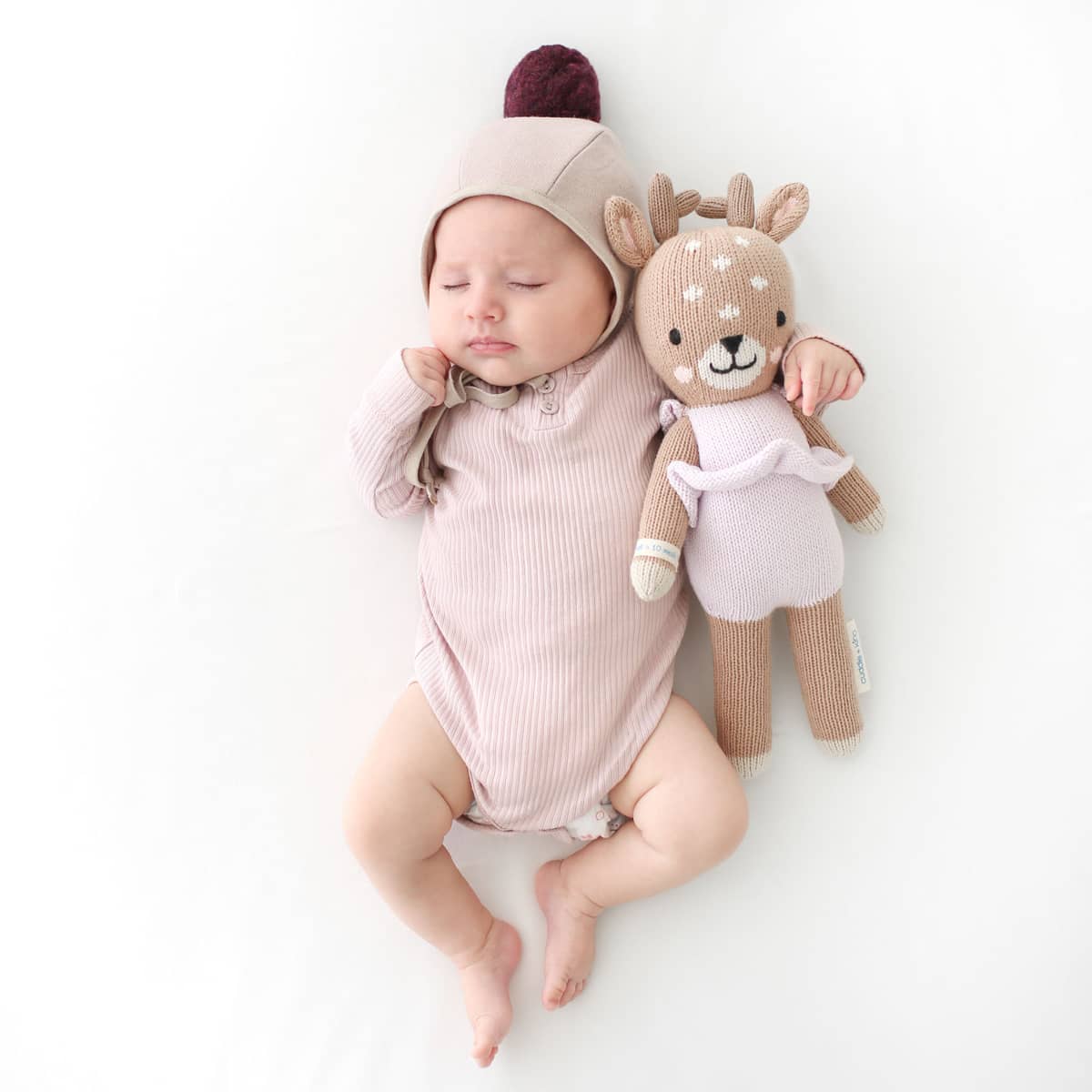Cuddle + Kind Hand-Knit Doll - Violet the Fawn