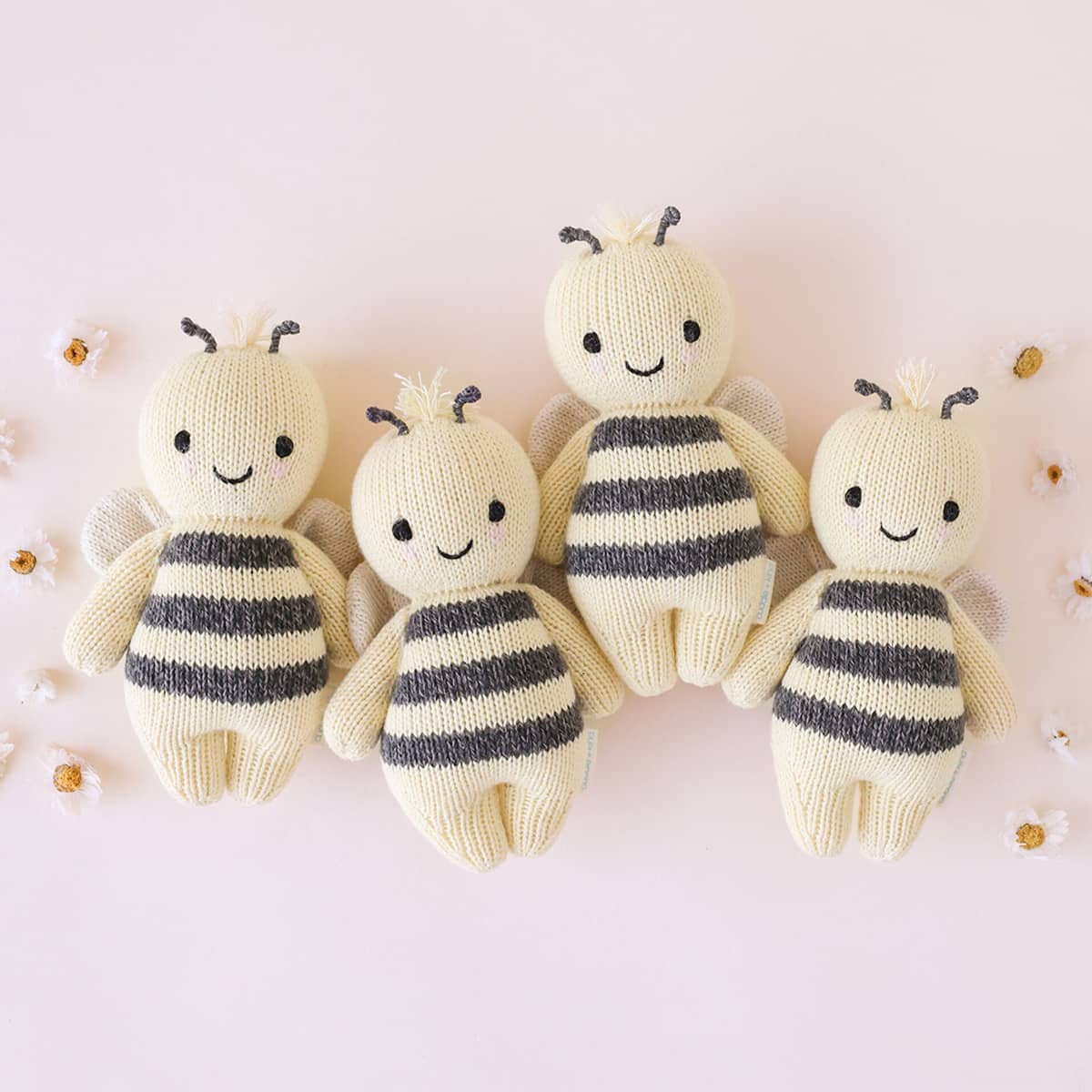 Cuddle + Kind Hand-Knit Doll - Baby Bee