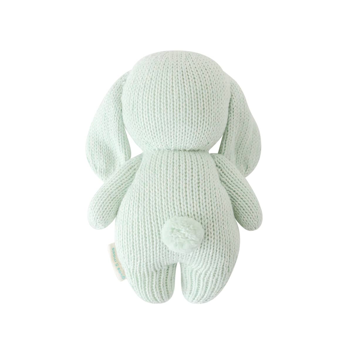 Cuddle + Kind Hand-Knit Doll - Baby Bunny (mint)