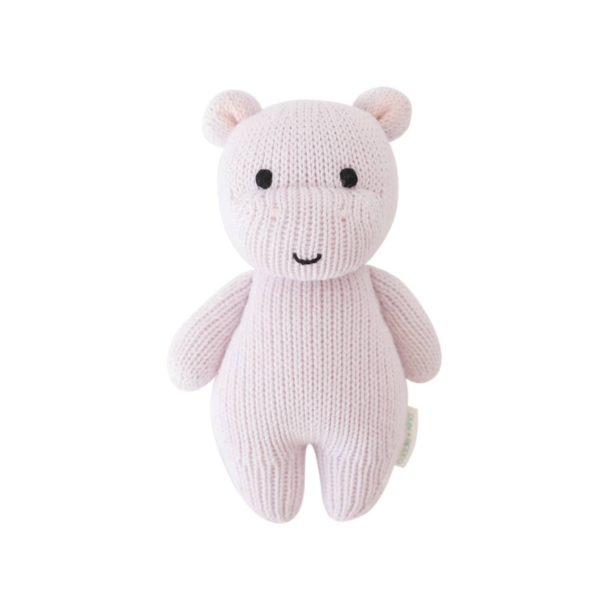Cuddle + Kind Hand-Knit Doll - Baby Hippo (lavender)