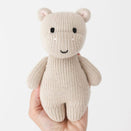 Cuddle + Kind Hand-Knit Doll - Baby Hippo (pebble)
