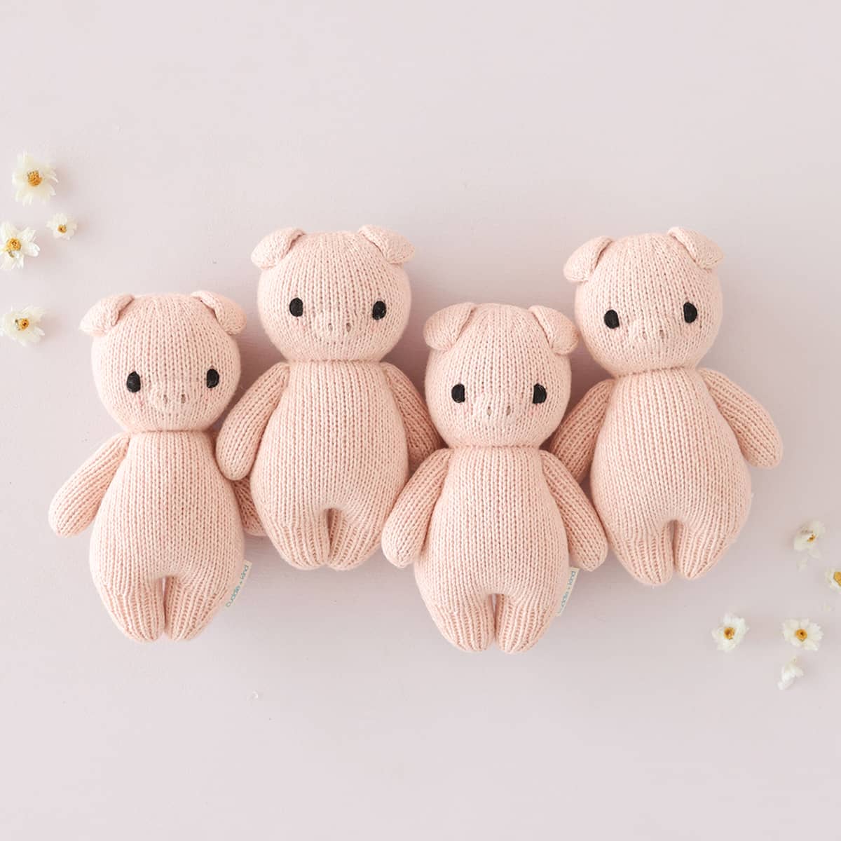Cuddle + Kind Hand-Knit Doll - Baby Piglet