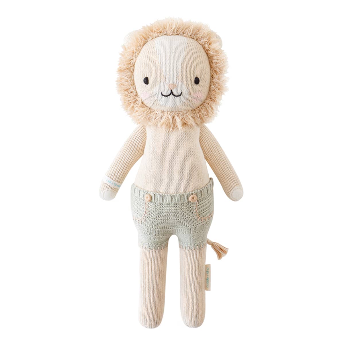 Cuddle + Kind Hand-Knit Doll - Sawyer the Lion