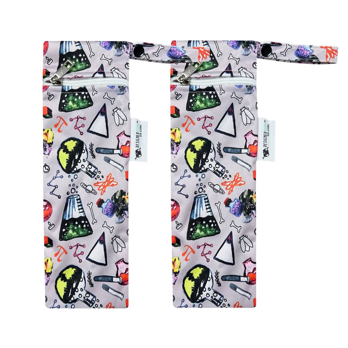 Designer Bums Reusable Straw Pouches - Weird Science