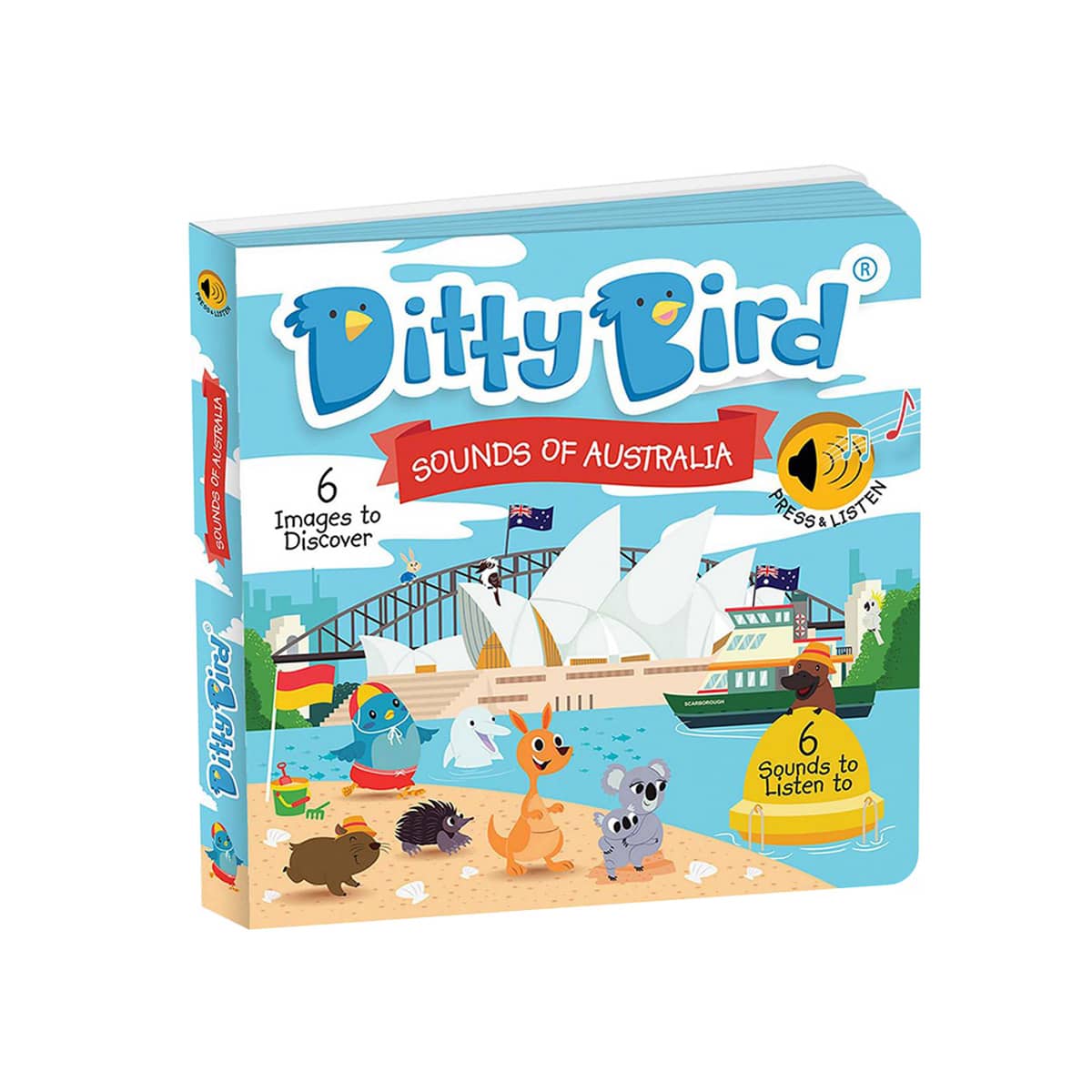 Ditty Bird Interactive Sounds Rechargeable Board Book - Sounds of Australia