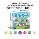 Ditty Bird Interactive Sounds Rechargeable Board Book - Fun Alphabet