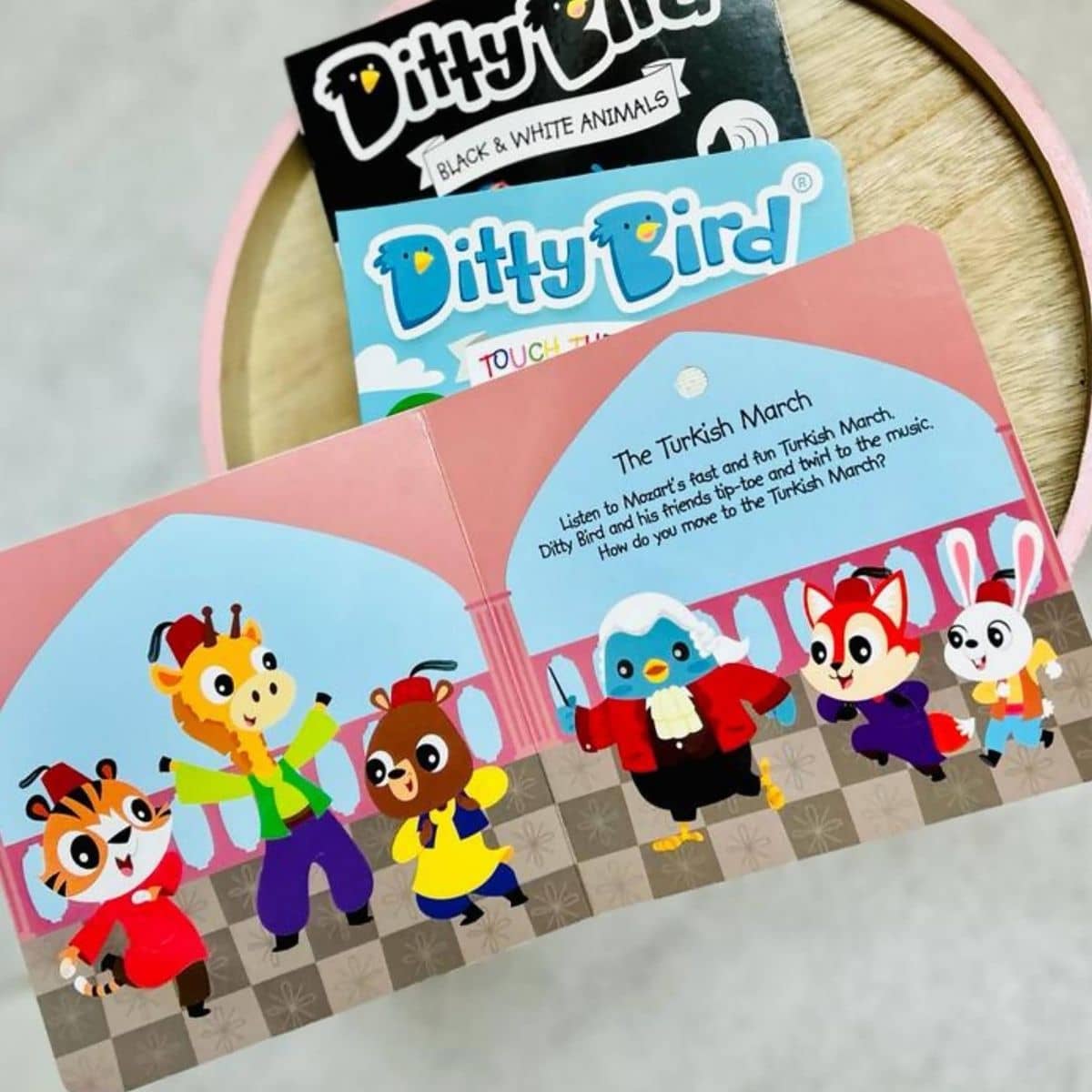 Ditty Bird Interactive Sounds Rechargeable Board Book - Music of Mozart