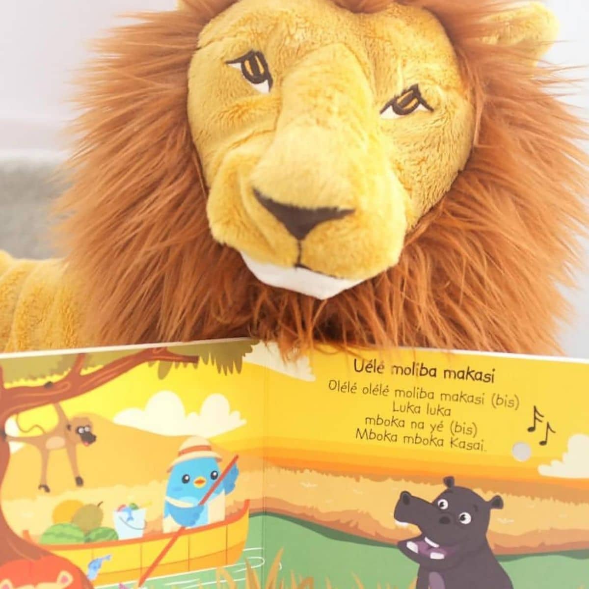 Ditty Bird Interactive Sounds Rechargeable Board Book - Safari Animals Sounds