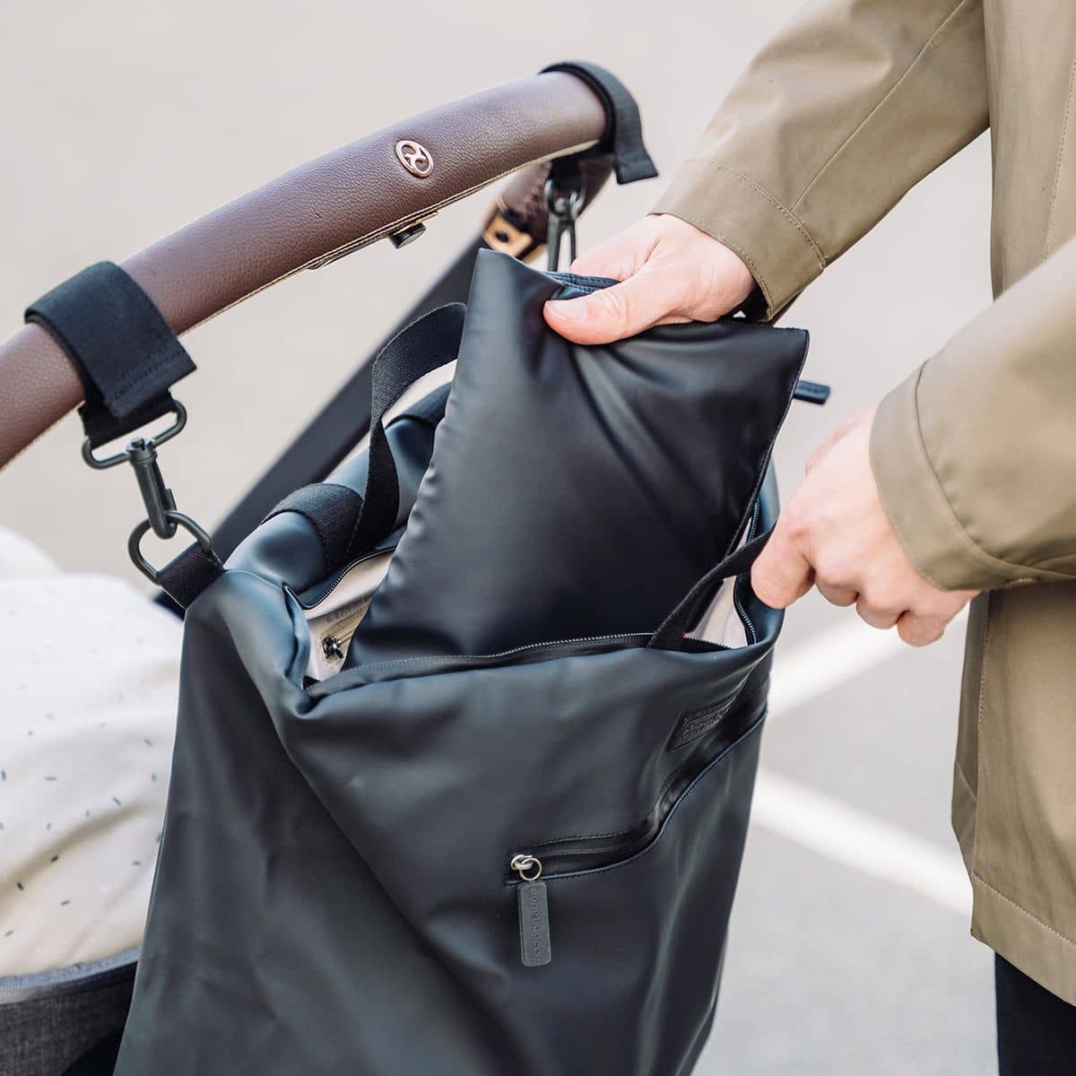 Done by Deer Nappy Bag Backpack - Black