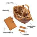 Done by Deer Nappy Bag Backpack - Mustard