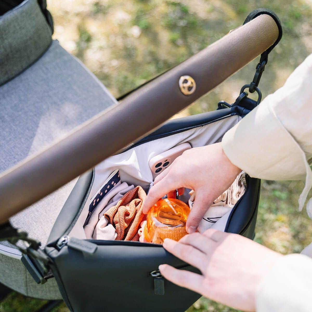 Done by Deer Stroller Bag - Black