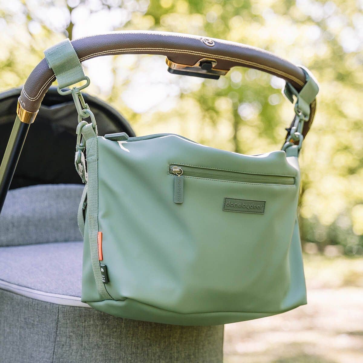 Done by Deer Stroller Bag - Green