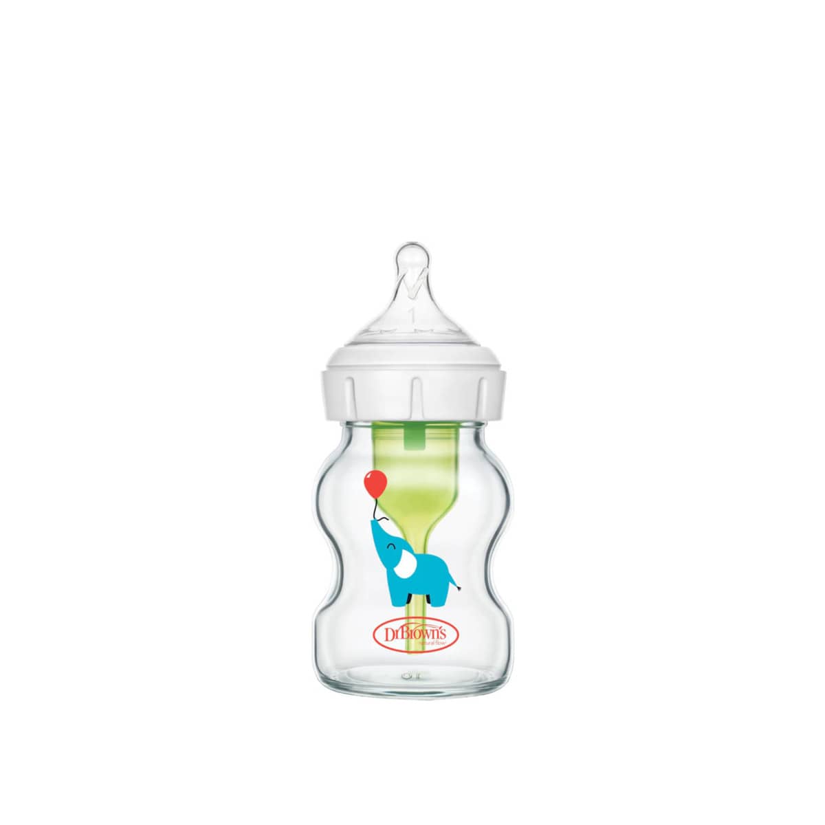 Dr Browns Wide Neck Options PLUS Glass Bottle - Design