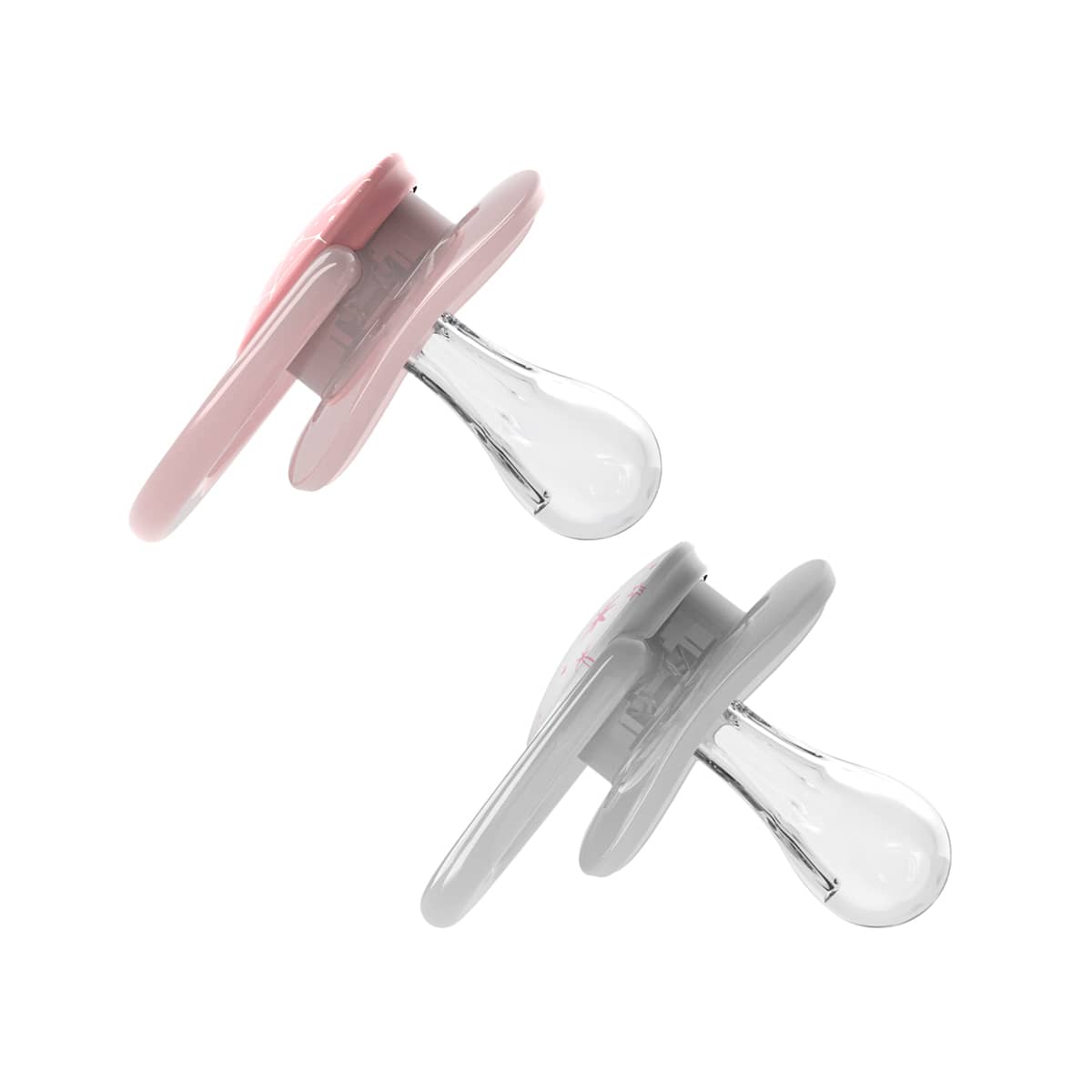 Dr Browns Advantage Pacifiers - Pink Stars