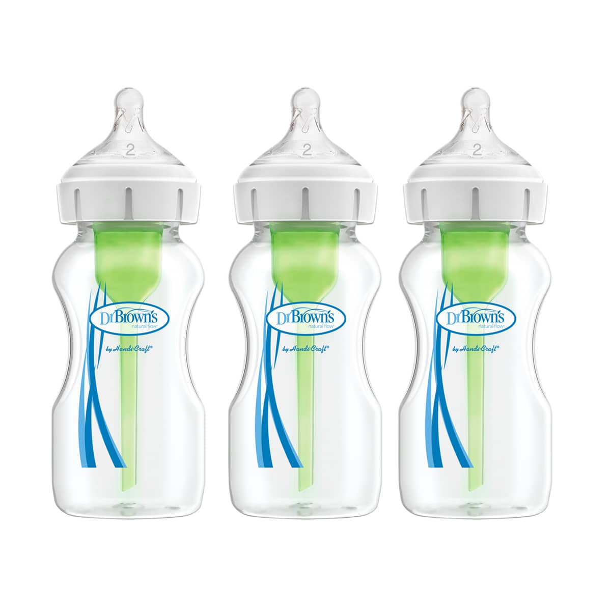 Dr Browns Wide Neck Options PLUS Bottle - 270ml Triple Pack