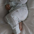 Elke & Indigo Bamboo + Organic Cotton Growsuit - Bluebells