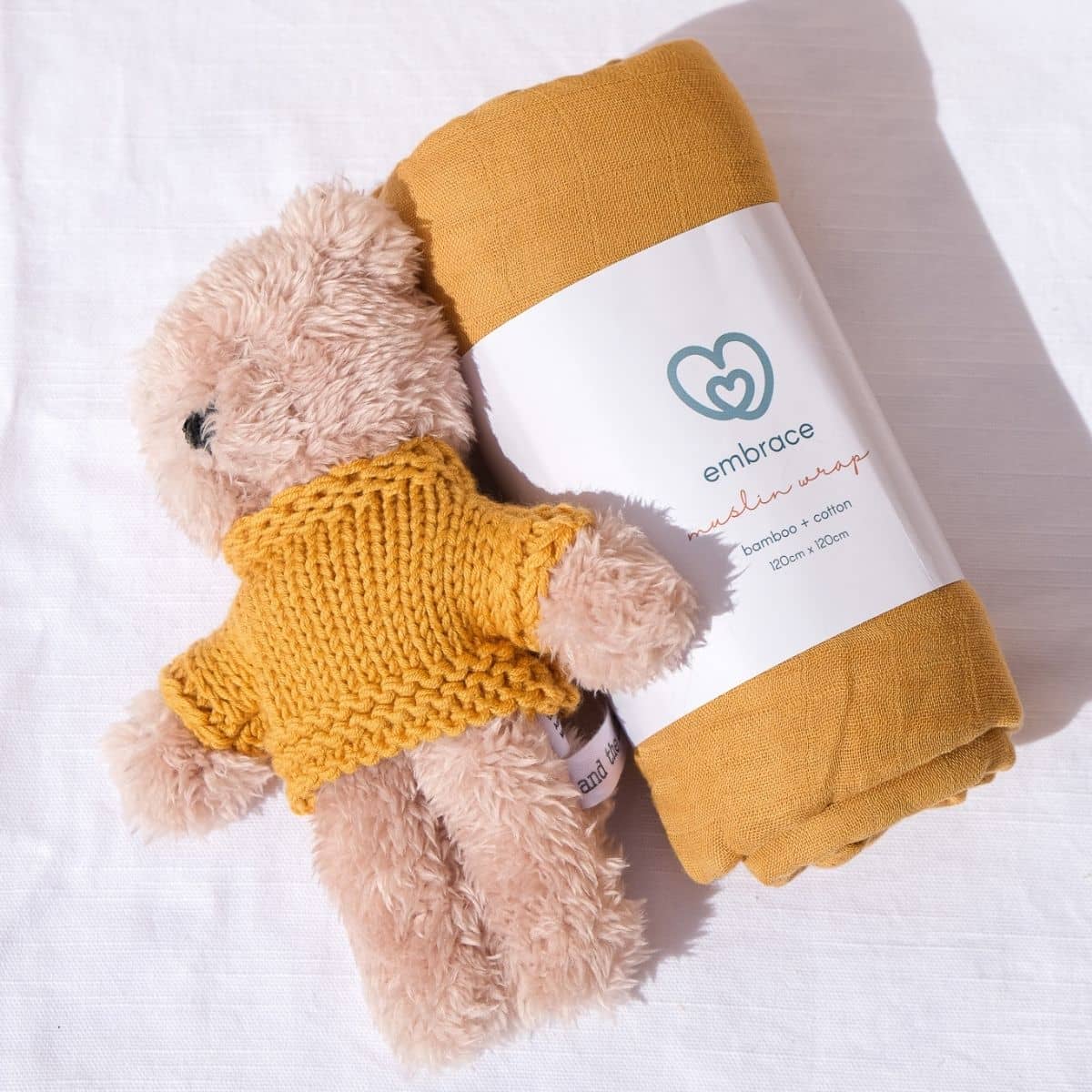 Embrace Muslin Breeze Baby Swaddle - Golden Dune