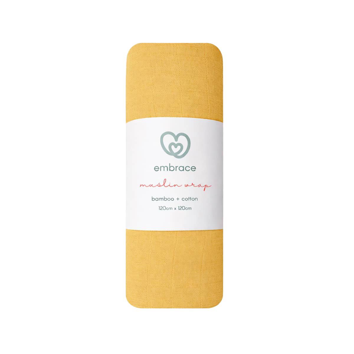 Embrace Muslin Breeze Baby Swaddle - Mango Sorbet