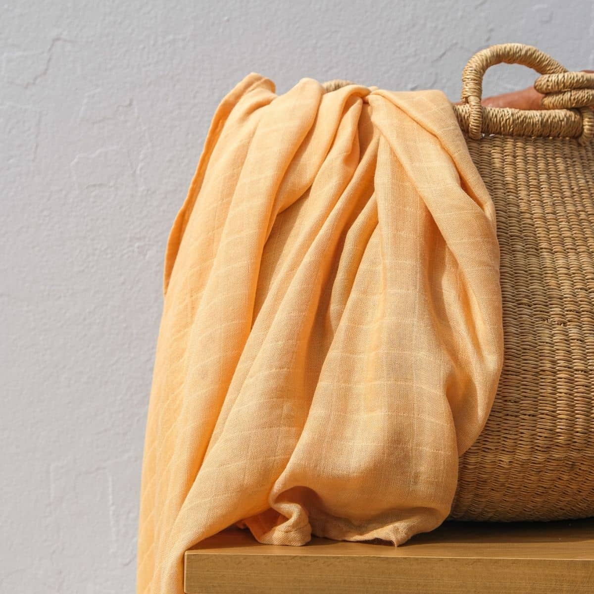 Embrace Muslin Breeze Baby Swaddle - Mango Sorbet
