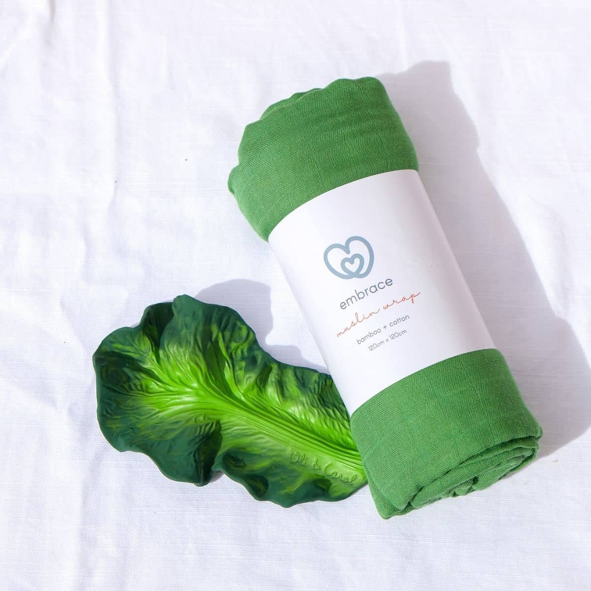 Embrace Muslin Breeze Baby Swaddle - Palm Frond