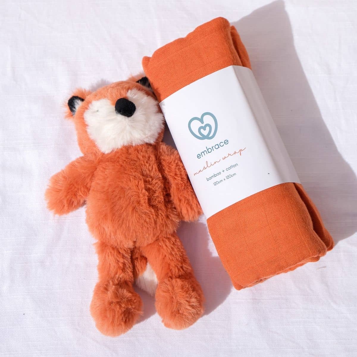 Embrace Muslin Breeze Baby Swaddle - Papaya Punch