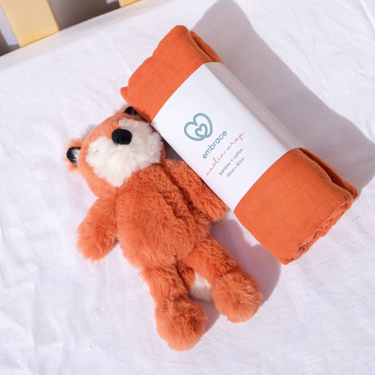 Embrace Muslin Breeze Baby Swaddle - Papaya Punch