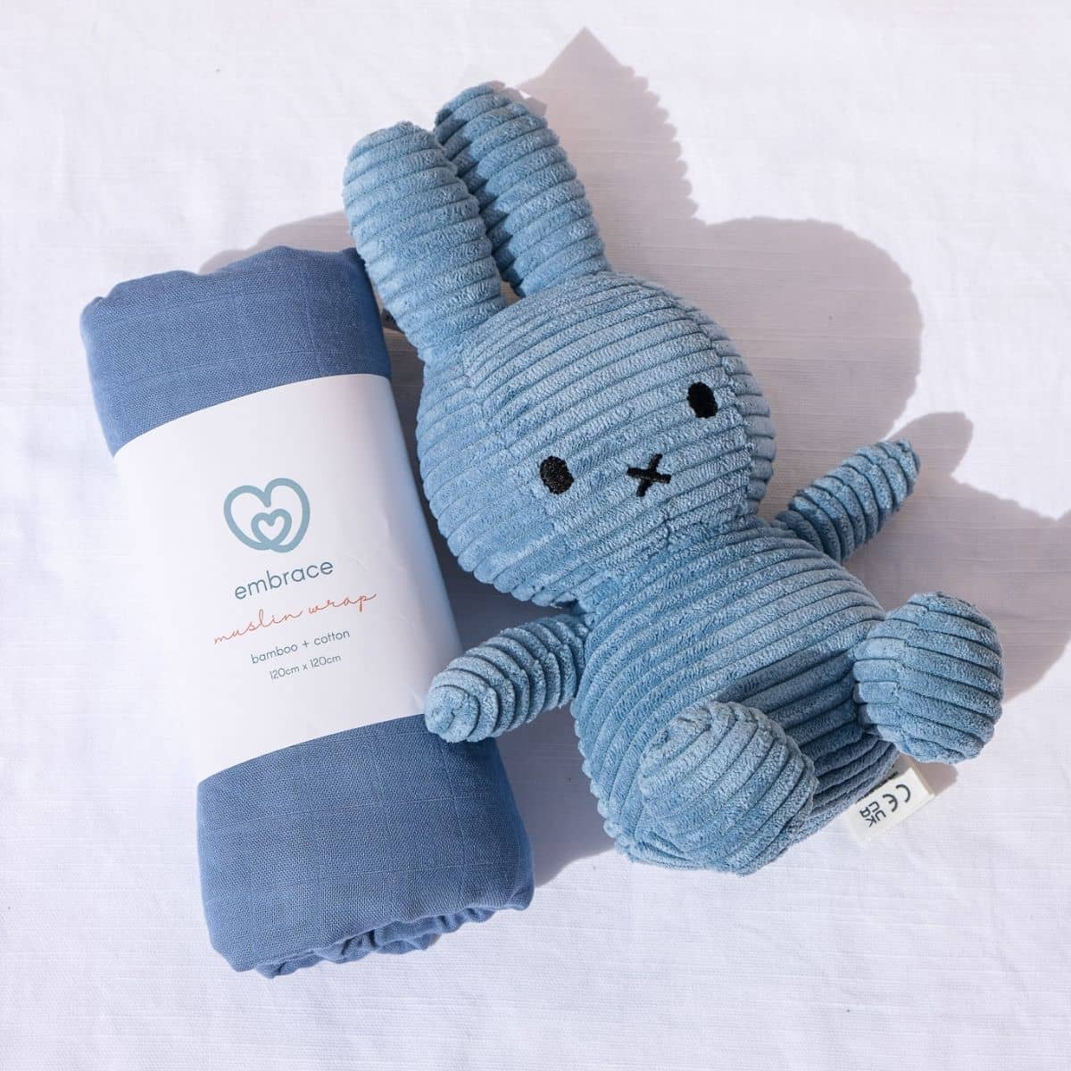 Embrace Muslin Breeze Baby Swaddle - Waikiki Blue
