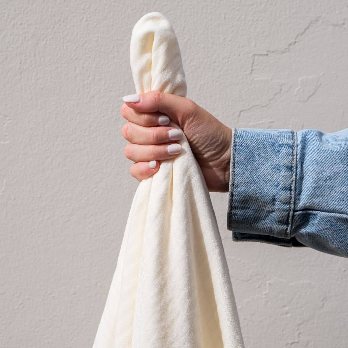 Embrace Muslin Cloud Baby Blanket - Coconut Sand