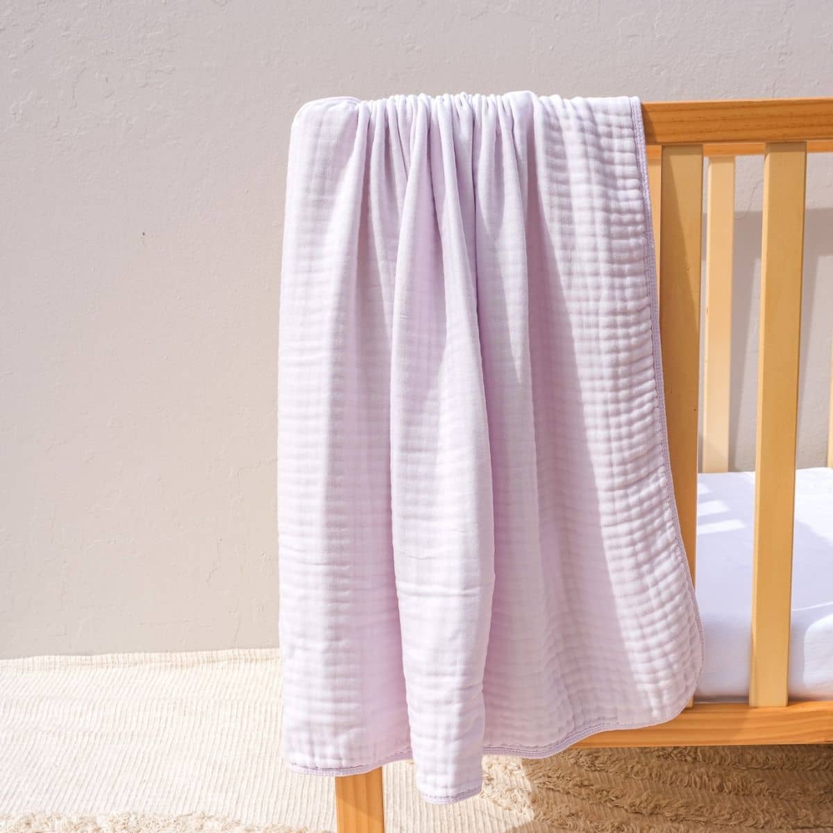 Embrace Muslin Cloud Baby Blanket - Lavender Tide