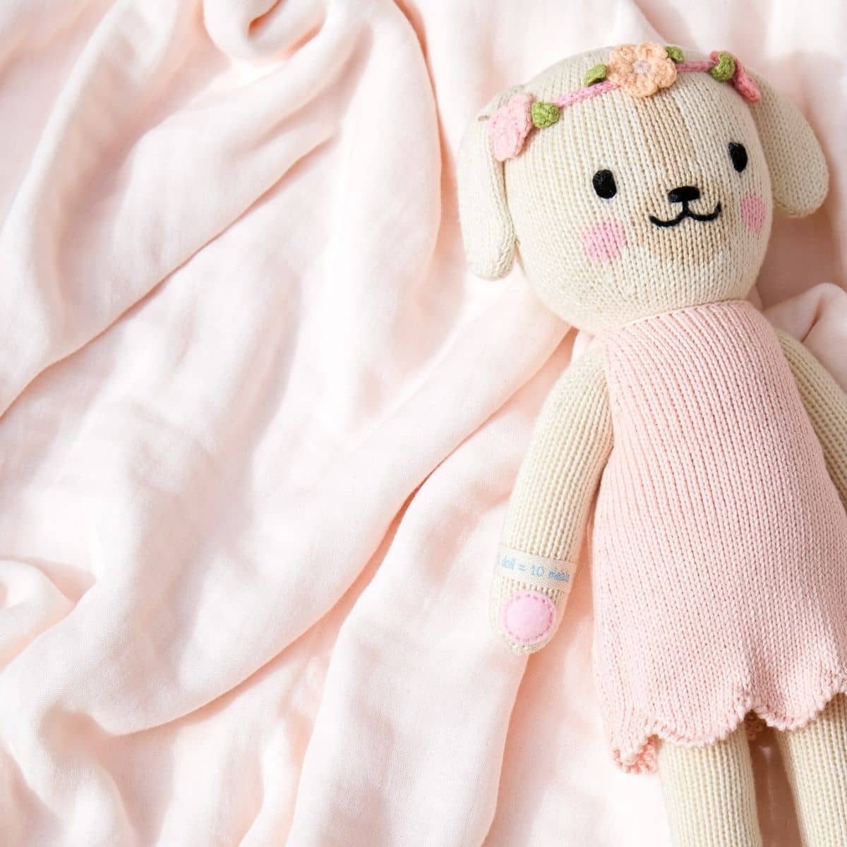 Embrace Muslin Cloud Baby Blanket - Pink Sand Bay