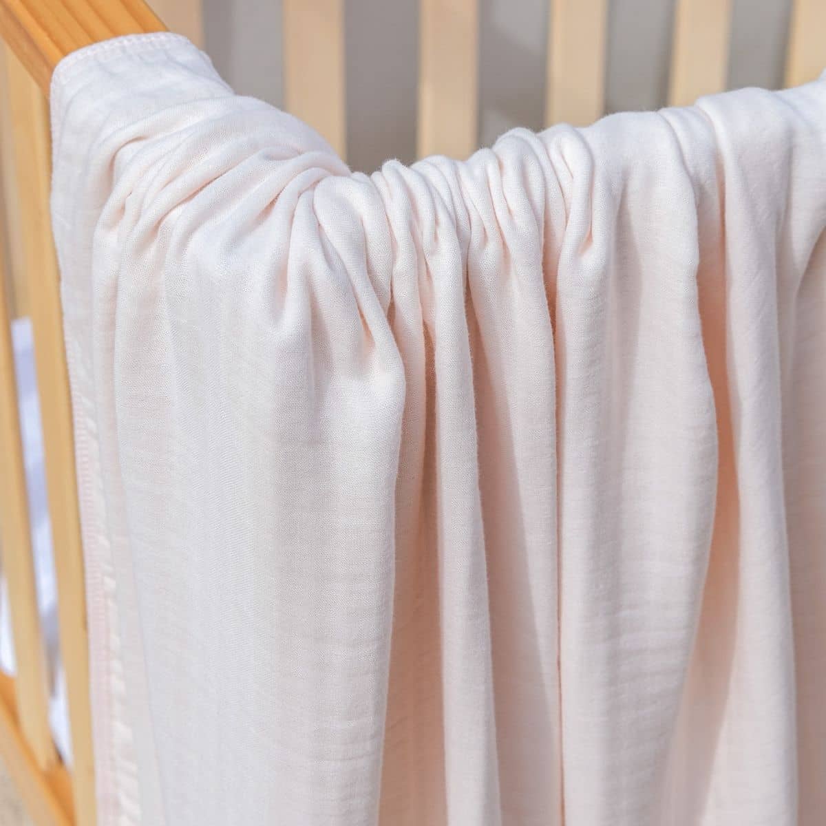 Embrace Muslin Cloud Baby Blanket - Pink Sand Bay