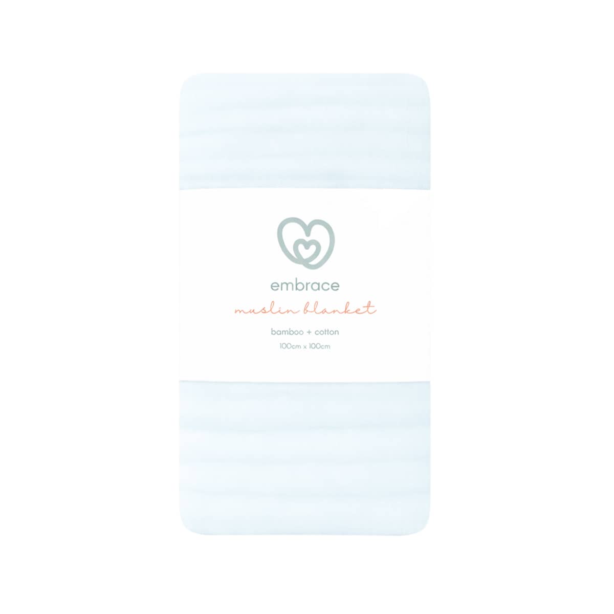 Embrace Muslin Cloud Baby Blanket - Saltwater Sky