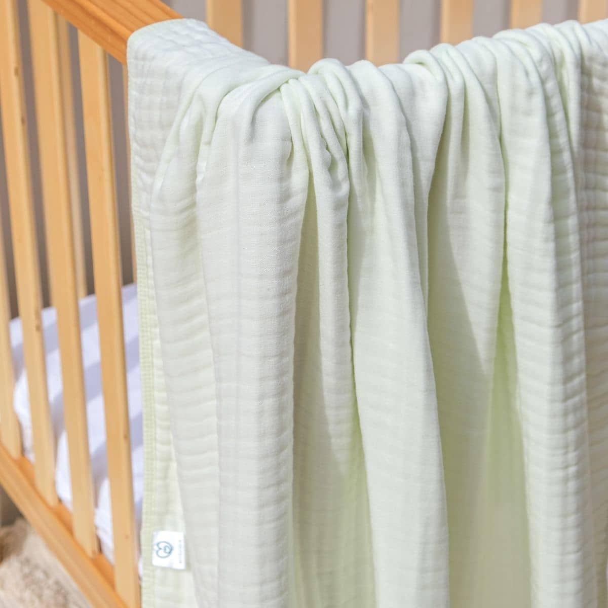 Embrace Muslin Cloud Baby Blanket - Seafoam Mist