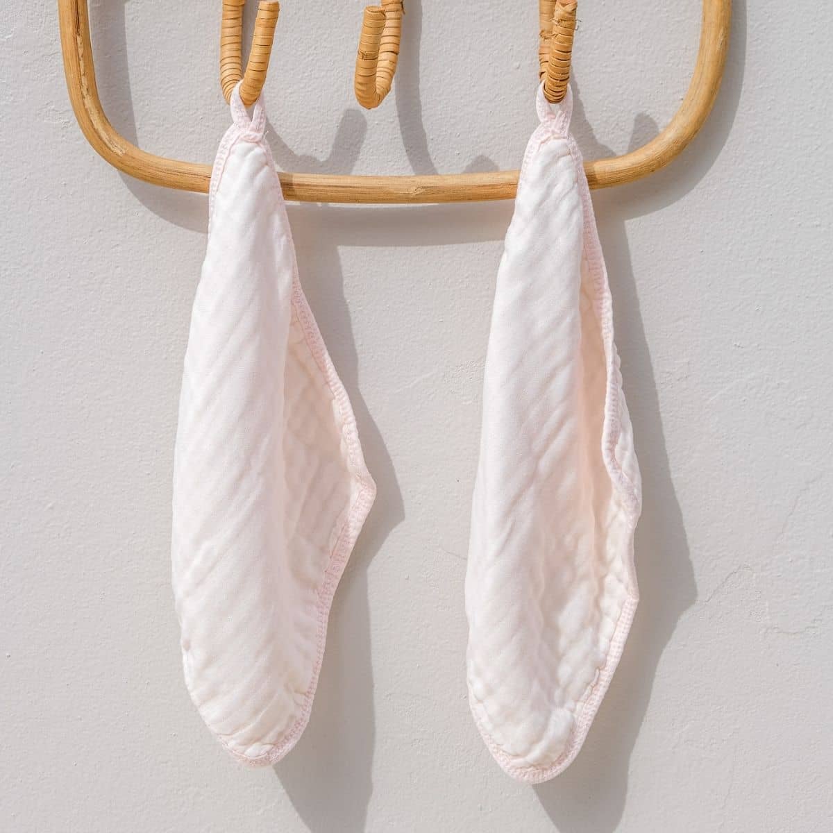 Embrace Muslin Cloud Baby Wash Cloths - Pink Sand Bay