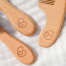 Embrace Wooden Baby Brush and Comb Set