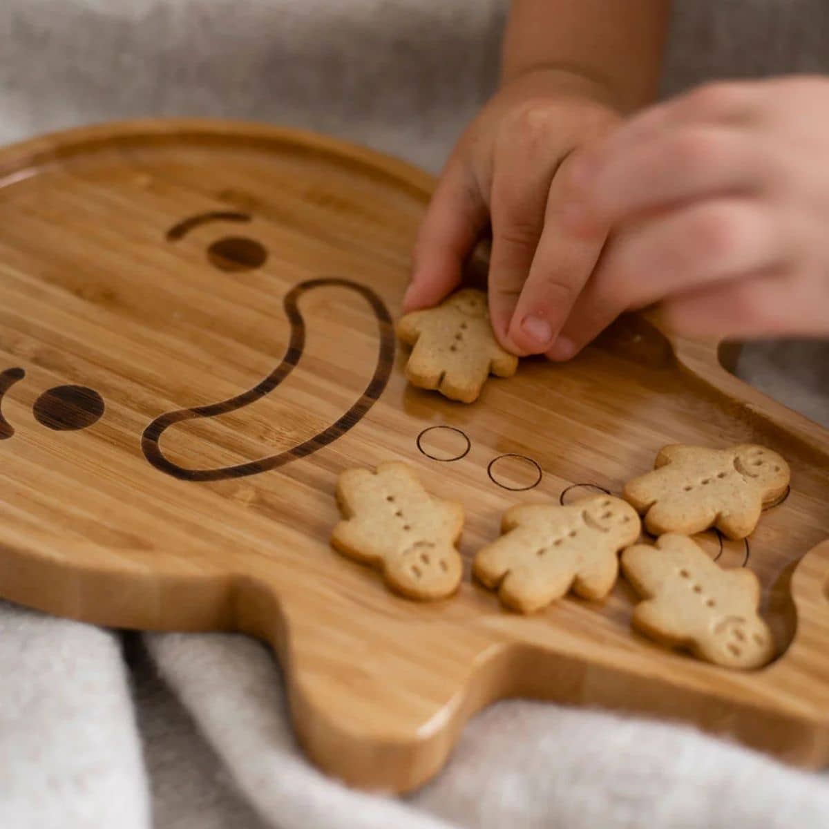 Emondo Kids Bamboo Plate - Cheeky Gingy