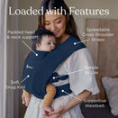 Ergobaby Embrace Baby Carrier - Midnight Blue
