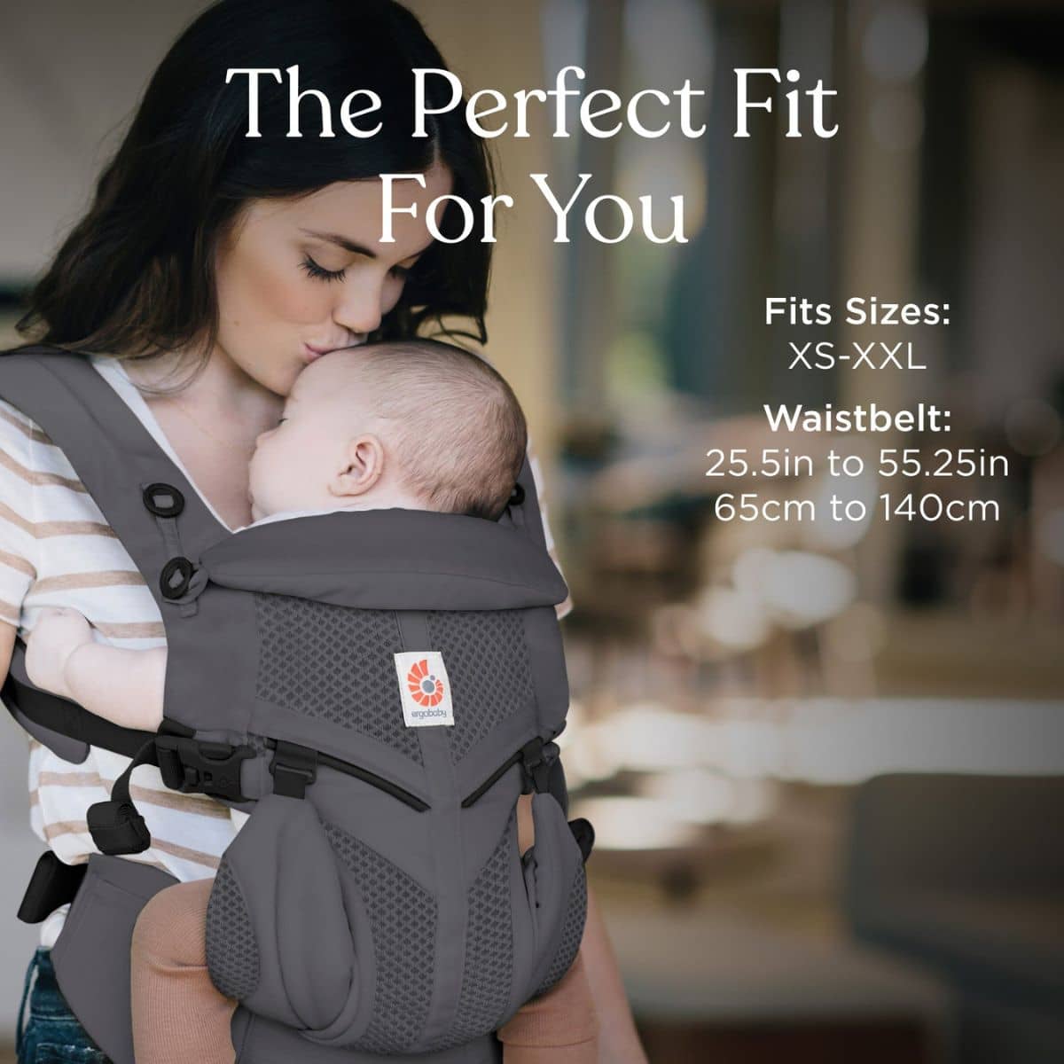 Ergobaby Omni Classic Mesh Baby Carrier - Charcoal Grey