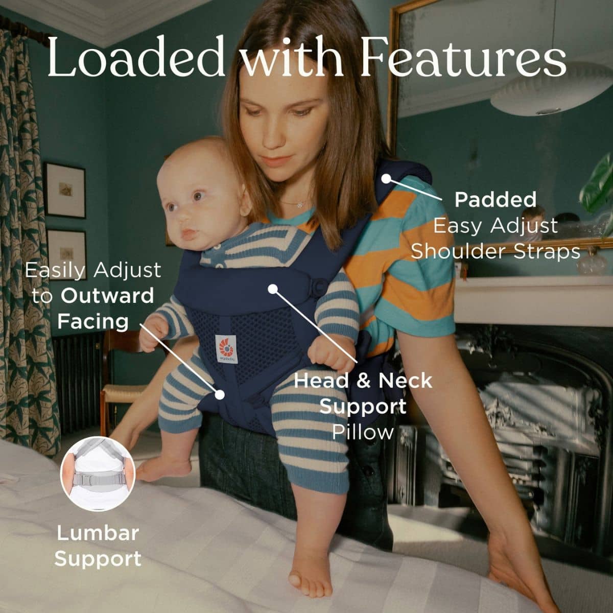 Ergobaby Omni Classic Mesh Baby Carrier - Midnight Blue