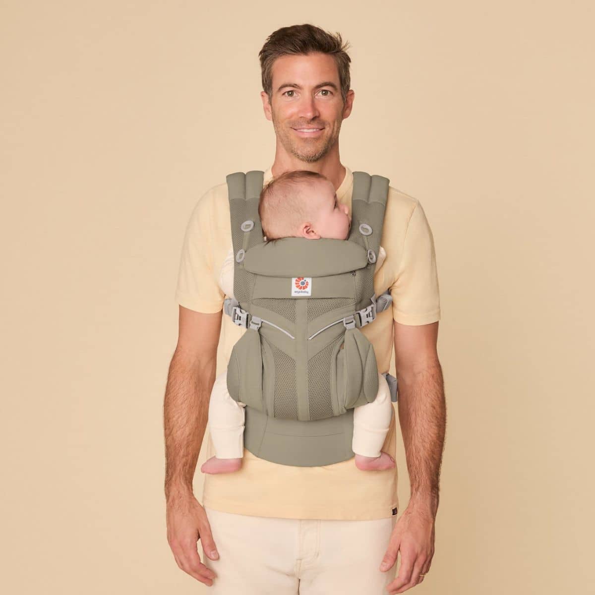 Ergobaby Omni Classic Mesh Baby Carrier - Soft Olive