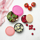 Ever Eco Stainless Steel Round Nesting Containers - 3 Piece Rise
