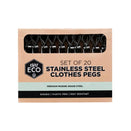 Ever Eco Stainless Steel Clothes Pegs - 20 Pack