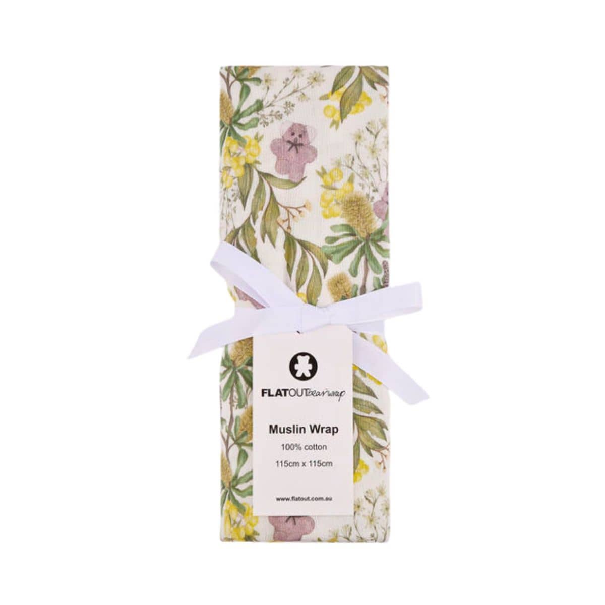 FLATOUTbear Muslin Wrap - Australiana