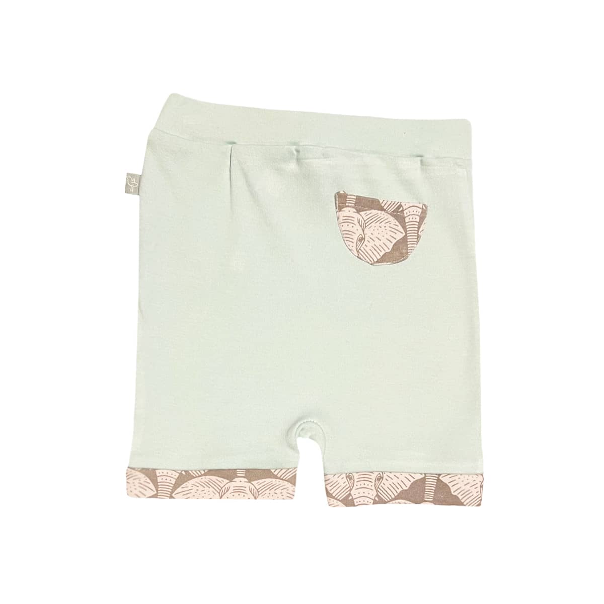 Finn and Emma Organic Cotton Shorts - Elephants 3-6 Months